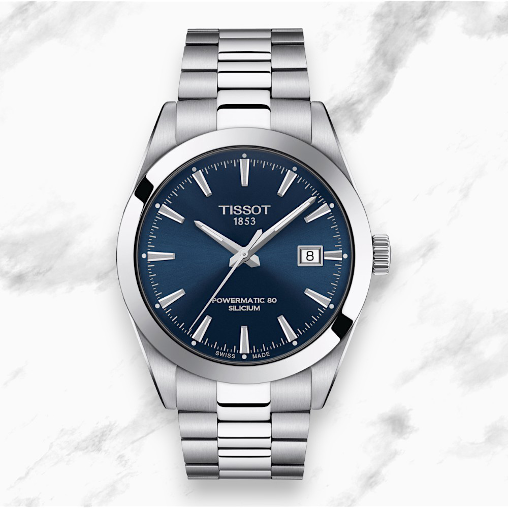 Tissot Gentleman Powermatic 80 Silicium blu